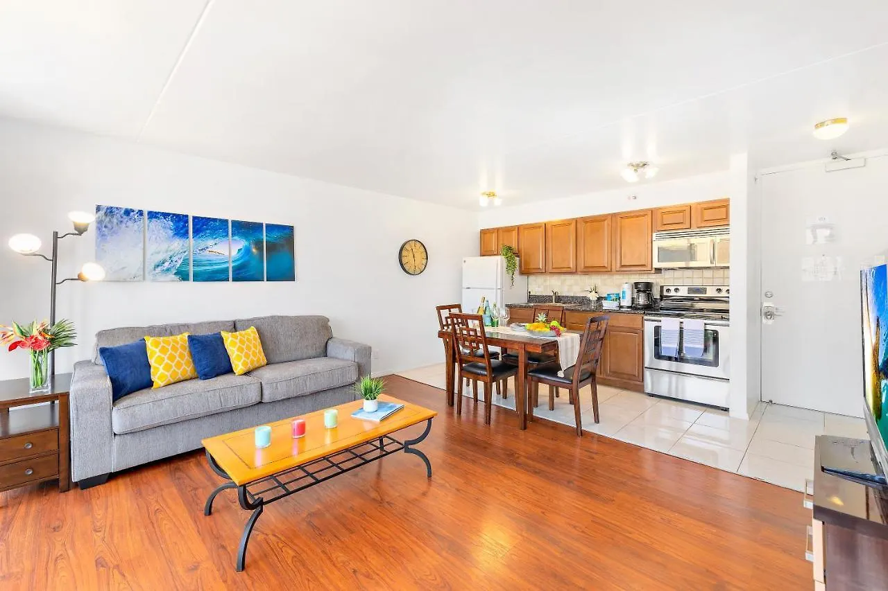 Hawaii Dream Escape, Ocean Views & Free Parking Apartamento Honolulu 0*,  Estados Unidos da América